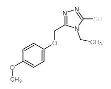 cas no 482652-22-2 is 4-ethyl-3-[(4-methoxyphenoxy)methyl]-1H-1,2,4-triazole-5-thione