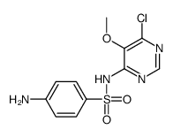 cas no 5018-23-5 is 4-AMINO-N-(6-CHLORO-5-METHOXY-4-PYRIMIDINYL)BENZENESULFONAMIDE