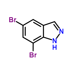 cas no 50477-28-6 is 5,7-Dibromo-1H-indazole