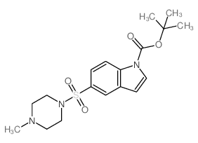 cas no 519148-73-3 is TERT-BUTYL 5-((4-METHYLPIPERAZIN-1-YL)SULFONYL)-1H-INDOLE-1-CARBOXYLATE