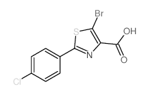 cas no 52041-97-1 is 5-Bromo-2-(4-chlorophenyl)thiazole-4-carboxylic acid