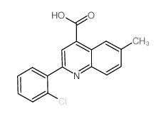 cas no 522598-05-6 is 2-(2-CHLOROPHENYL)-6-METHYLQUINOLINE-4-CARBOXYLICACID