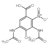 cas no 54002-30-1 is 3,5-BIS(ACETYLAMINO)-4-METHYL-2-NITRO-BENZOIC ACID