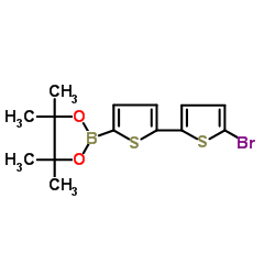 cas no 578715-23-8 is 2-(5'-BROMO-[2,2'-BITHIOPHEN]-5-YL)-4,4,5,5-TETRAMETHYL-1,3,2-DIOXABOROLANE