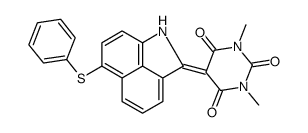 cas no 58470-74-9 is 1,3-dimethyl-5-[6-(phenylthio)benz[cd]indol-2(1H)-ylidene]barbituric acid