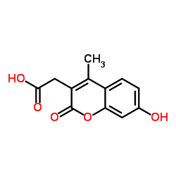 cas no 5852-10-8 is 7-Hydroxy-4-methylcoumarin-3-acetic acid