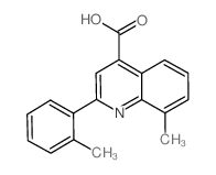 cas no 587850-80-4 is 8-METHYL-2-(2-METHYLPHENYL)QUINOLINE-4-CARBOXYLICACID