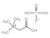 cas no 58823-88-4 is phosphoric acid,2-(trimethylazaniumyl)acetate