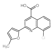 cas no 588676-14-6 is 8-CHLORO-2-(5-METHYL-2-FURYL)QUINOLINE-4-CARBOXYLIC ACID