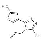 cas no 588680-35-7 is 4-ALLYL-5-(5-METHYLTHIEN-3-YL)-4H-1,2,4-TRIAZOLE-3-THIOL