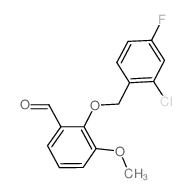 cas no 588692-21-1 is 2-[(2-chloro-4-fluorophenyl)methoxy]-3-methoxybenzaldehyde