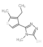 cas no 590376-88-8 is 5-(4-ETHYL-5-METHYLTHIEN-3-YL)-4-METHYL-4H-1,2,4-TRIAZOLE-3-THIOL