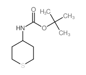 cas no 595597-00-5 is tert-Butyl N-tetrahydrothiopyran-4-ylcarbamate