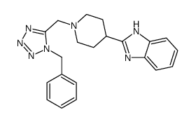 cas no 606082-47-7 is 1H-Benzimidazole,2-[1-[[1-(phenylmethyl)-1H-tetrazol-5-yl]methyl]-4-piperidinyl]-(9CI)