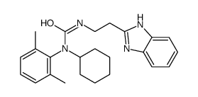 cas no 606091-00-3 is Urea, N-[2-(1H-benzimidazol-2-yl)ethyl]-N-cyclohexyl-N-(2,6-dimethylphenyl)- (9CI)