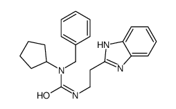 cas no 606091-35-4 is Urea, N-[2-(1H-benzimidazol-2-yl)ethyl]-N-cyclopentyl-N-(phenylmethyl)- (9CI)