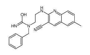 cas no 606105-30-0 is Urea, N-[2-[(3-cyano-6-methyl-2-quinolinyl)amino]ethyl]-N-(phenylmethyl)- (9CI)