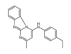 cas no 606135-95-9 is Pyrimido[1,2-a]benzimidazol-4-amine, N-(4-ethylphenyl)-2-methyl- (9CI)