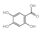 cas no 610-90-2 is 2,4,5-trihydroxybenzoic acid