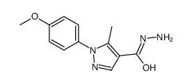 cas no 618092-46-9 is 1-(4-METHOXY-PHENYL)-5-METHYL-1H-PYRAZOLE-4-CARBOXYLIC ACID HYDRAZIDE