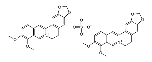 cas no 6190-33-6 is berberine sulfate trihydrate