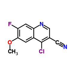 cas no 622369-40-8 is 4-Chlor-7-fluor-6-methoxychinolin-3-carbonitril