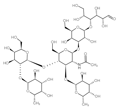 cas no 62469-99-2 is ALPHA-FUC-[1->2]-BETA-GAL-[1->4][ALPHA-FUC-(1->3)]-BETA-GLCNAC-[1->3]-BETA-GAL-[1->4]-GLC