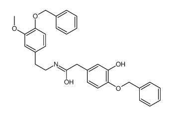 cas no 62744-12-1 is N-2-(4-Benzyloxy-3-methoxyphenethyl)-4-benzyloxy-3-hydroxyphenylacetamide