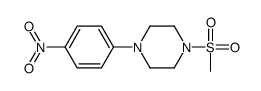 cas no 63178-61-0 is 1-methylsulfonyl-4-(4-nitrophenyl)piperazine