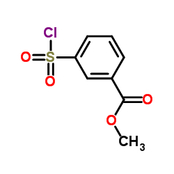 cas no 63555-50-0 is Methyl 3-(chlorosulfonyl)benzoate