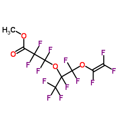 cas no 63863-43-4 is Methyl perfluoro(5-methyl-4,7-dioxanon-8-enoate)