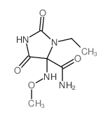 cas no 644972-61-2 is 3-Ethyl-4-(methoxyamino)-2,5-dioxoimidazolidine-4-carboxamide