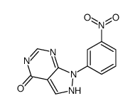 cas no 65973-98-0 is 1-(3-nitrophenyl)-2H-pyrazolo[3,4-d]pyrimidin-4-one