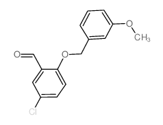 cas no 667412-71-7 is 5-CHLORO-2-[(3-METHOXYBENZYL)OXY]BENZALDEHYDE