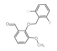 cas no 667437-86-7 is 2-[(2-CHLORO-6-FLUOROBENZYL)OXY]-3-METHOXYBENZALDEHYDE