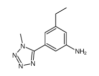 cas no 675122-48-2 is Benzenamine, 3-ethyl-5-(1-methyl-1H-tetrazol-5-yl)- (9CI)