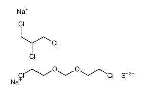 cas no 68611-50-7 is disodium, 1-chloro-2-(2-chloroethoxymethoxy)ethane, 1,2,3-trichlo ropropane, sulfide