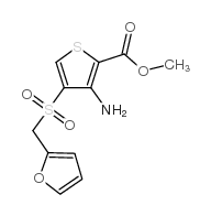 cas no 690632-80-5 is METHYL 3-AMINO-4-[(2-FURYLMETHYL)SULFONYL]THIOPHENE-2-CARBOXYLATE