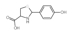 cas no 69588-11-0 is 4-Thiazolidinecarboxylicacid, 2-(4-hydroxyphenyl)-