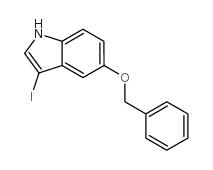 cas no 70347-92-1 is 5-(Benzyloxy)-3-iodo-1H-indole