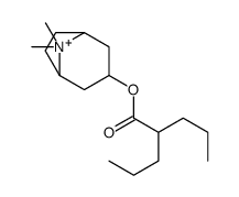 cas no 70642-90-9 is 8-Azoniabicyclo[3.2.1]octane, 8,8-dimethyl-3-[(1-oxo-2-propylpentyl)oxy]-, endo-