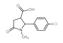 cas no 75810-52-5 is 2-(4-chlorophenyl)-1-methyl-5-oxopyrrolidine-3-carboxylic acid