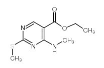 cas no 76360-82-2 is 4-(Methylamino)-2-(methylthio)pyrimidine-5-carboxylic acid ethyl ester