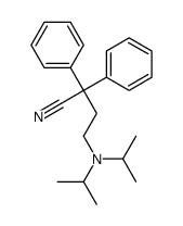cas no 77-11-2 is 4-[bis(isopropyl)amino]-2,2-diphenylbutyronitrile