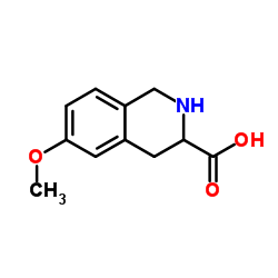 cas no 77140-86-4 is 1,2,3,4-Tetrahydro-6-methoxy-3-isoquinolinecarboxylic acid