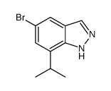 cas no 773887-09-5 is 5-Bromo-7-isopropyl-1H-indazole