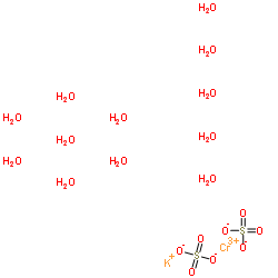 cas no 7788-99-0 is Chromium potassium sulfate dodecahydrate