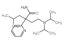 cas no 78833-03-1 is alpha-[2-(diisopropylamino)ethyl]-alpha-isobutylpyridine-2-acetamide