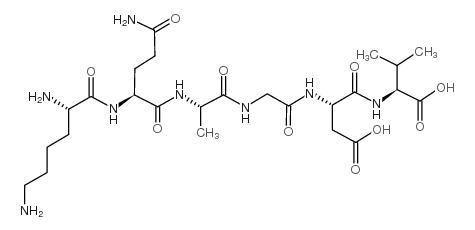 cas no 80755-87-9 is H-Lys-Gln-Ala-Gly-Asp-Val-OH