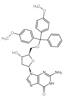 cas no 81144-43-6 is 5'-O-(4,4'-DIMETHOXYTRITYL)-2'-*DEOXYGUA NOSINE